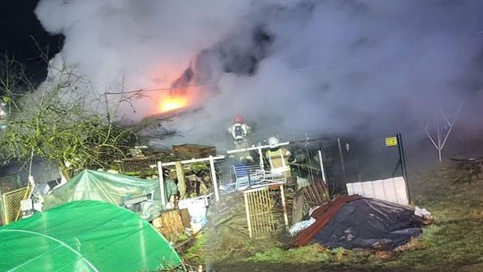 Nocna walka z żywiołem. Pożar postawił służby na nogi