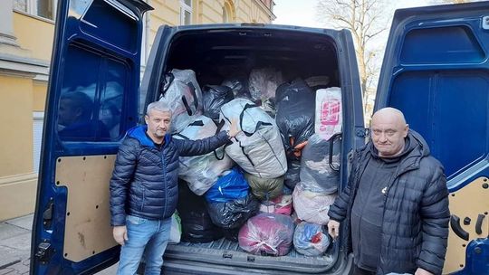 Norweska Polonia przekazała do Gryfina dary dla ukraińskich uchodźców