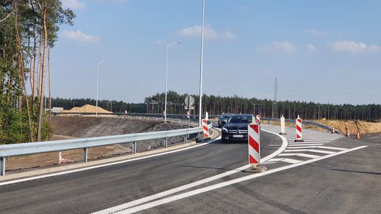 Nowa łącznica na węźle drogowym