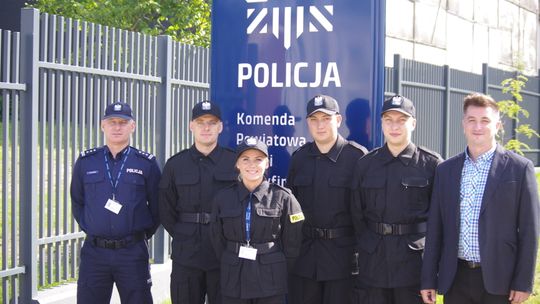 Nowi policjanci w Komendzie Powiatowej Policji w Gryfinie