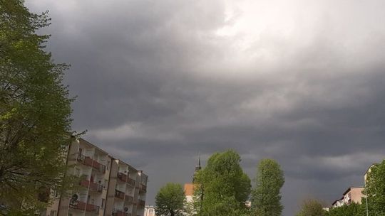 Oberwanie chmury pod Gryfinem