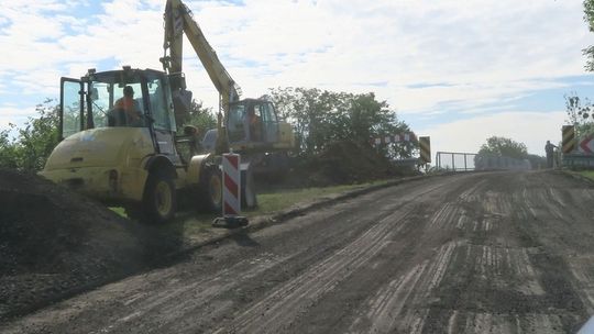 Objazd w związku z budową wiaduktu drogowego