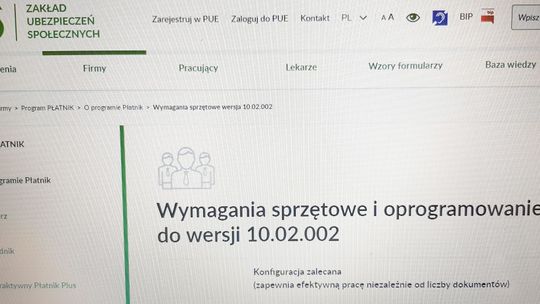 Obowiązywać będzie tylko Płatnik 10.02.002. Stara wersja traci ważność