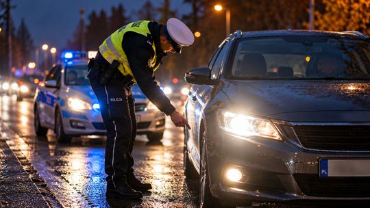 Akcja policji: Od dziś mundurowi patrzą na światła. Mandat to nie wszystko. Można stracić dowód rejestracyjny