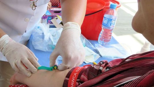 Oddaj krew podczas dożynek