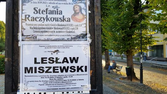 Odeszli od nas. Klepsydry w Gryfinie i Mieszkowicach Odeszli od nas. Klepsydry w Gryfinie i Mieszkowicach