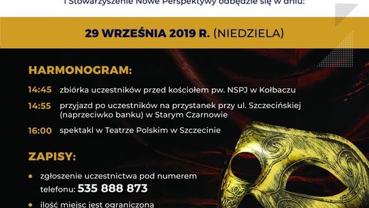 Organizują bezpłatny wyjazd do teatru dla seniorów Organizują bezpłatny wyjazd do teatru dla seniorów