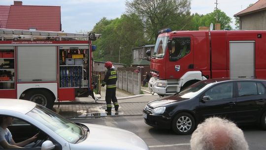 Paliło się na Łużyckiej