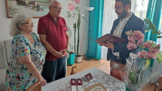 Złote Gody świętują Państwo Halina i Józef Tuszyńscy