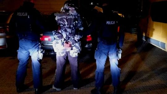 Paradował z amfetaminą