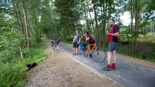 Pierwszy przejazd po trasie rowerowej Blue Velo na odcinku Gryfino – Chwarstnica. Zapraszamy!