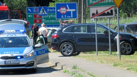 Pijany wypadł z drogi i wylądował w szpitalu