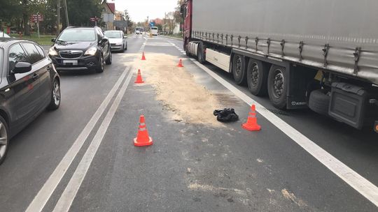 Plama w centrum miasta