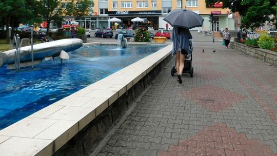 Po 2 latach uruchomili fontannę. Aż zaczęło padać...