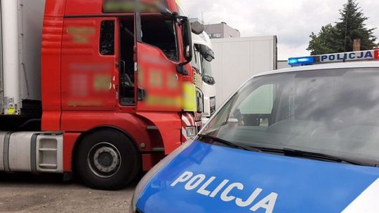 Po narkotykach jechał ciężarówką po Gryfinie
