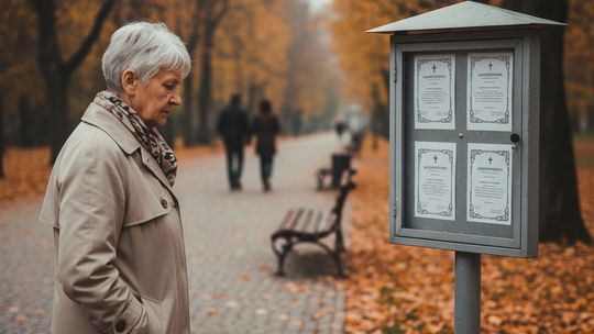 Po odejściu bliskiej osoby świat nagle milknie, choć trwa