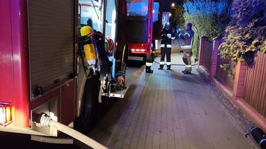 Poddasze zapaliło się od nieszczelnego przewodu kominkowego