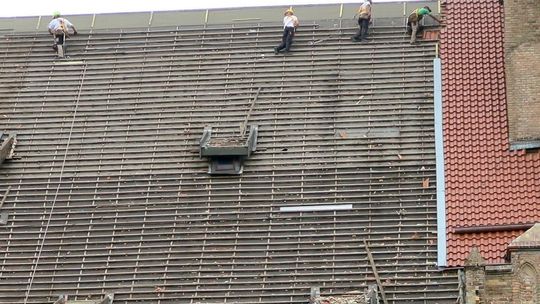Podniebni kaskaderzy dostali pieniądze i ruszyli na dach