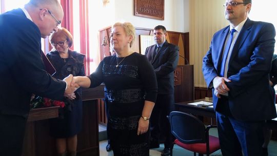 Podziękowali Bożenie Górak, dyrektor OPS