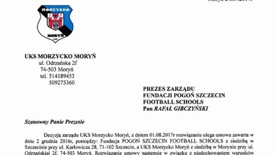 Pogoń Szczecin Football Schools kontra UKS Morzycko Moryń