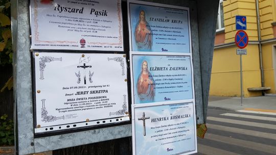 Pogrzebów jest teraz mniej