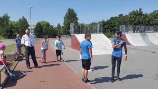 Pojechał na wycieczkę edukacyjną, żeby zrozumieć użytkowników skateparku