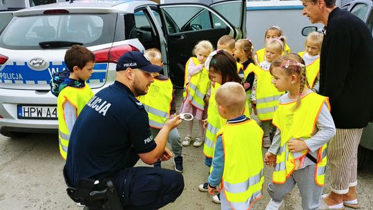 Policjanci z wizytą w przedszkolu