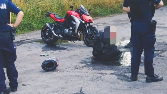 Policyjny pościg za motocyklistą. Kara będzie sroga