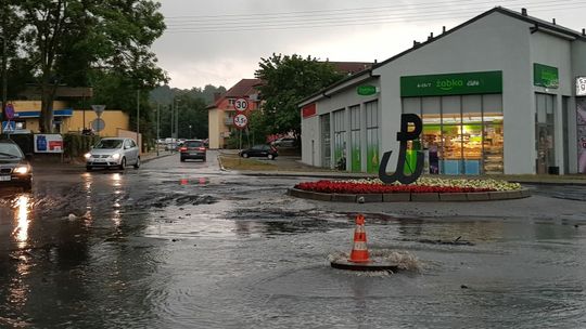 Pomnik – Znak Polski Walczącej tonie w fekaliach Pomnik – Znak Polski Walczącej tonie w fekaliach