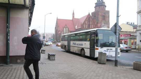 Popsuł się i stanął w centrum