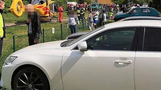 Porysował mu lexusa