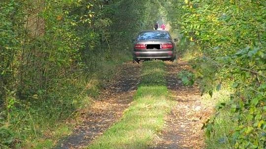 Poszedł na grzyby i pozbył się samochodu