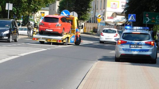 Poszkodowana kobieta trafiła do szpitala
