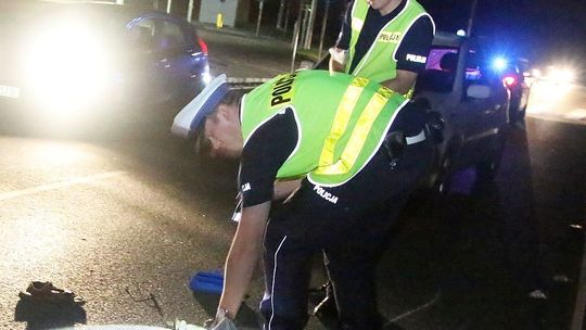 Potrącił mężczyznę na stacji paliw