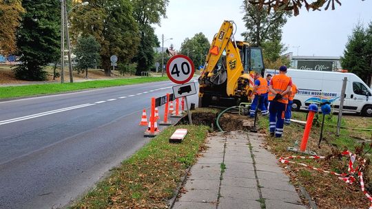 Poważna awaria sieci wodociągowej w Gryfinie. Są przerwy w dostawie wody