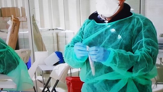 Powiat gryfiński na mapie zakażeń zaznaczony jasnym kolorem Powiat gryfiński na mapie zakażeń zaznaczony jasnym kolorem