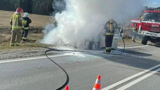 Pożar butelki zatkanej szmatą - jedna z dziwniejszych akcji