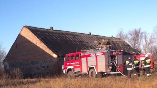 Pożar gasiło kilka jednostek