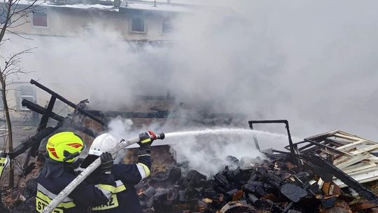 Pożar kotłowni. Ogień gasiło sześć zastępów 