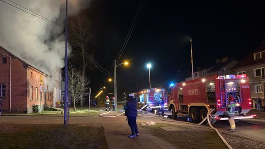 Pożar na Łużyckiej [ZDJĘCIA]