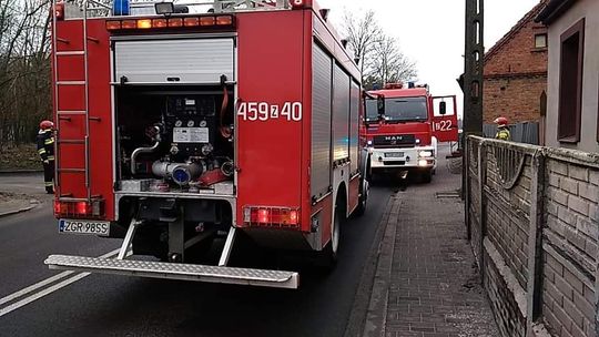 Pożar przewodu kominowego