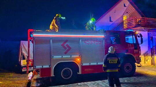 Pożar przewodu kominowego. Wezwano strażaków