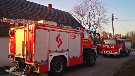 Pożar sadzy w kominie