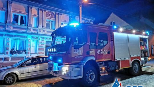 Pożar w budynku wielorodzinnym