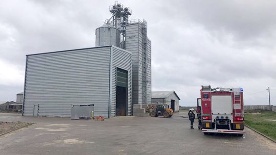 Pożar w suszarni