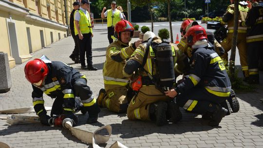 Pożar w UMiG-u?! Spkojnie, to tylko ćwiczenia