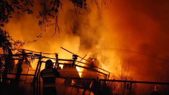 Pożar wybuchł na Łużyckiej