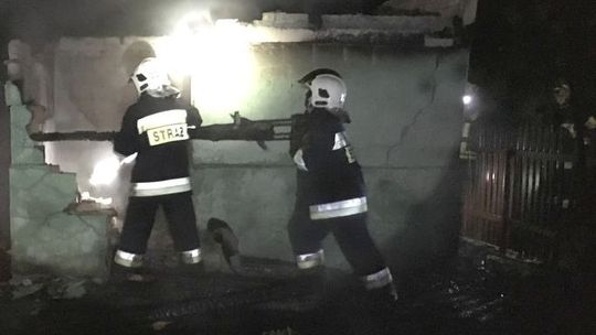 Pożar wybuchł tuż po północy