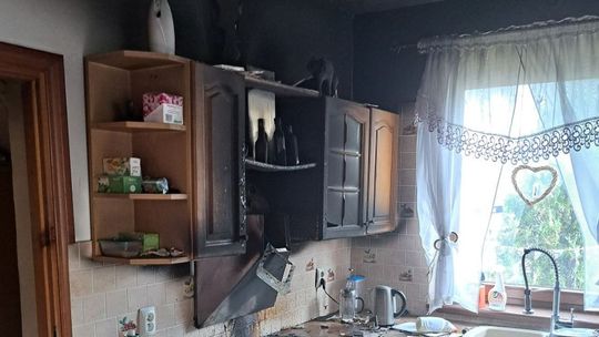 Pożar wybuchł w kuchni