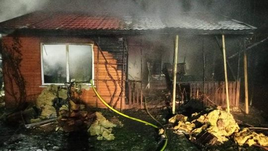 Pożar wybuchł w świąteczną noc